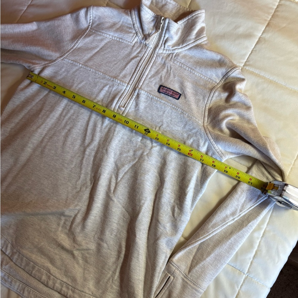 Women's Vineyard Vines Dreamcloth Shep Pullover Shirt, Oatmeal, Relaxed, Size XS - Picture 10 of 10